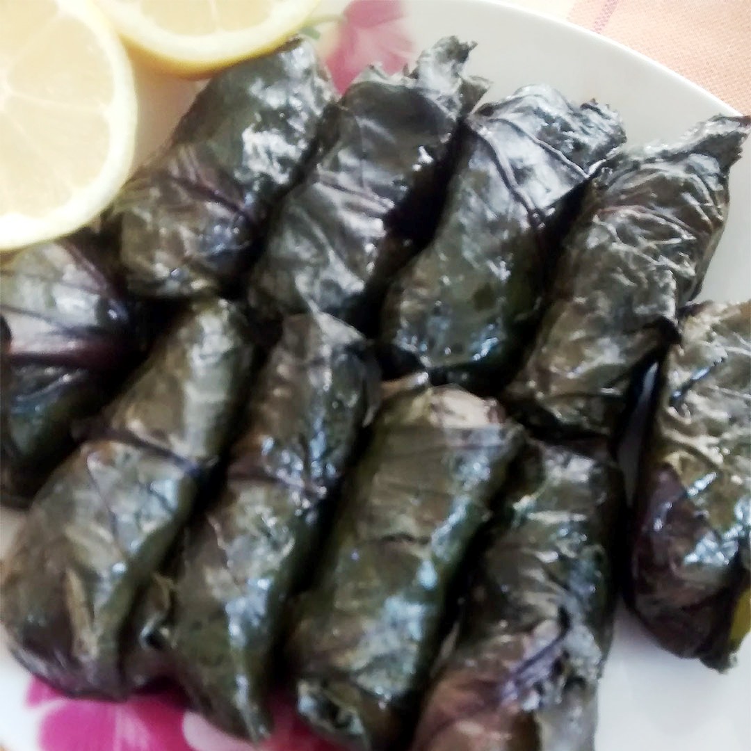 Beetroot leaves dolmades Healthy Bread
