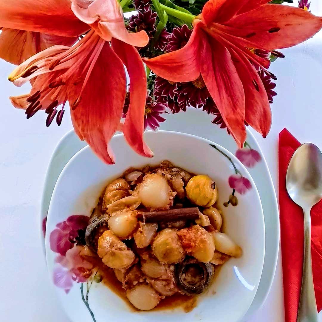 Festive chestnut and mushroom stew Healthy Bread